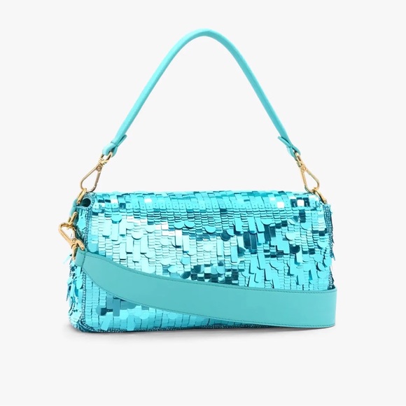 Fendi Turquoise Sequin Baguette *RARE & SOLD OUT* - Picture 11 of 15